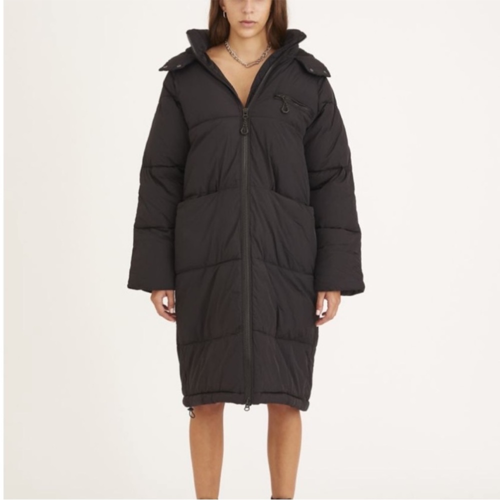 UO Maxi Longline Puffer Coat